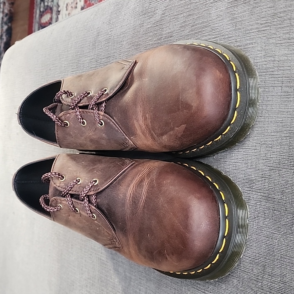 Dr Martens 1461 Crazy Horse Oxfords - Picture 2 of 7